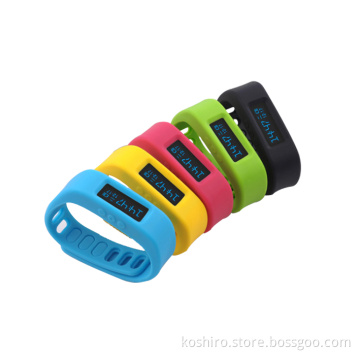 Bluetooth Bracelet Watch with Calorie Pedometer Calculator Sleeping Monitor